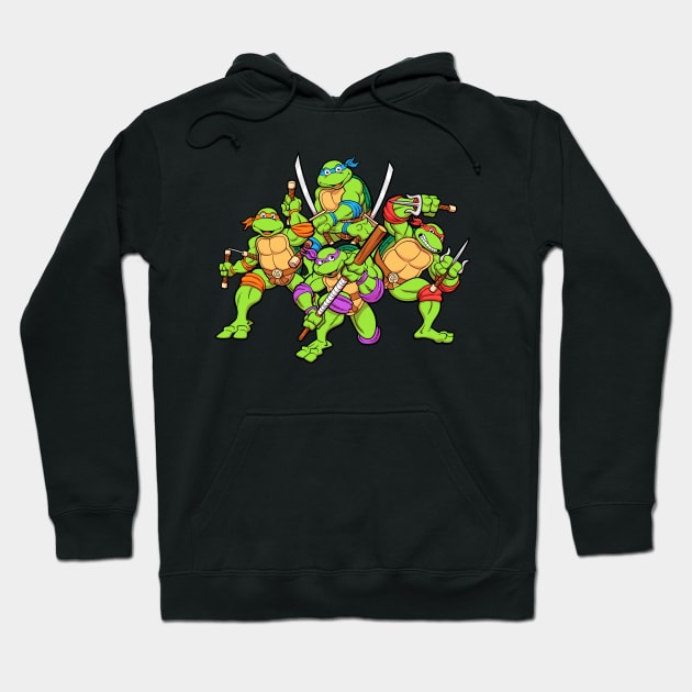 TMNT Hoodie by tommartinart